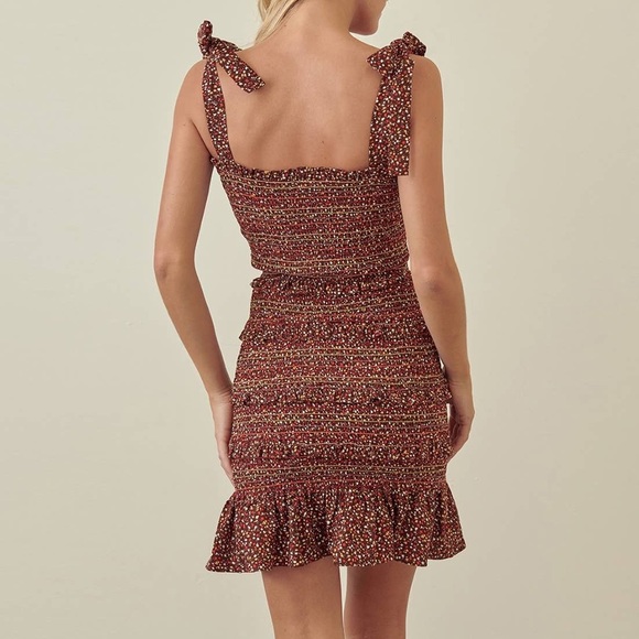 Smocked Mini Dress - Picture 2 of 2